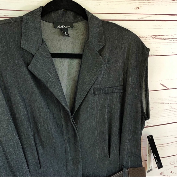 Alyx Sleeveless Belted Shirt Dress - Picture 4 of 5